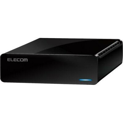 エレコム ハードディスク 外付け USB3.2 2TB 3.5インチ テレビ録画に ELD-FTV020UBK(1個)